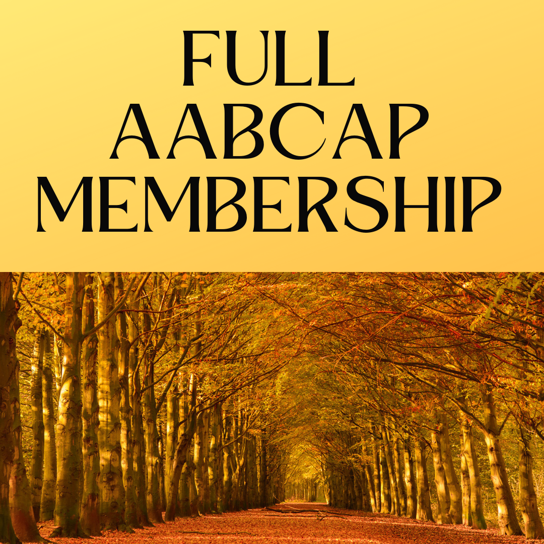 Full AABCAP Membership (pro-rata)